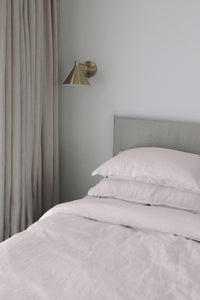 Pink Linen Duvet Cover and Pillow Cases , Linen Bedding Rose Blush