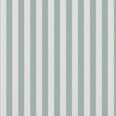 Liliana Sage-WHT - white fabric with green striped pattern