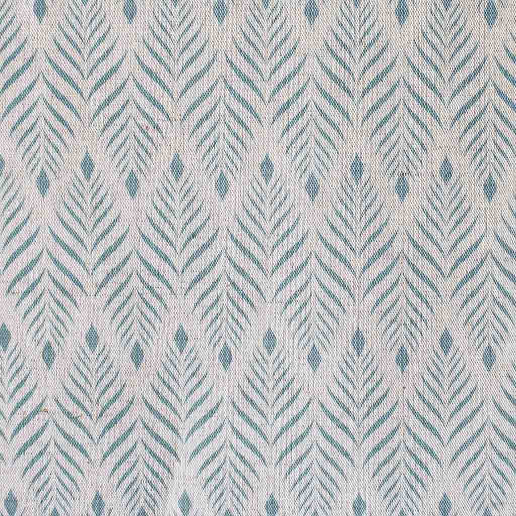 Sylvia Sage - Light Green abstract print on Natural fabric