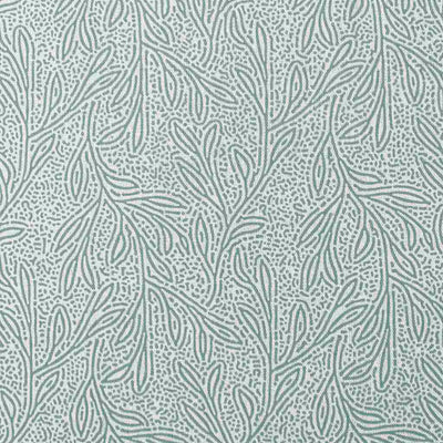 Alma Sage - Curtain fabric with Green botanical print
