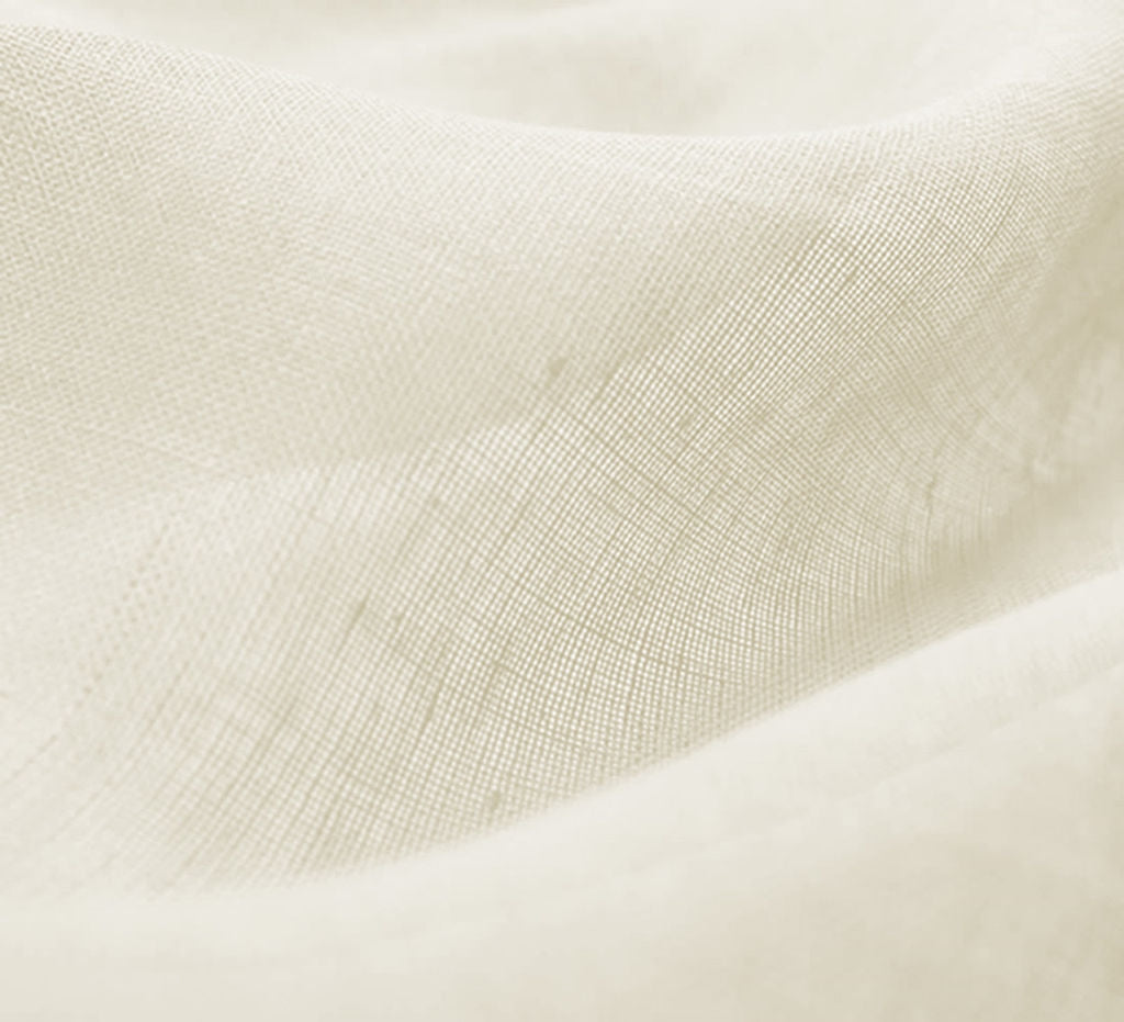 Agneta Off-white - sheer linen fabric for linen curtains, very light weight 100% linen