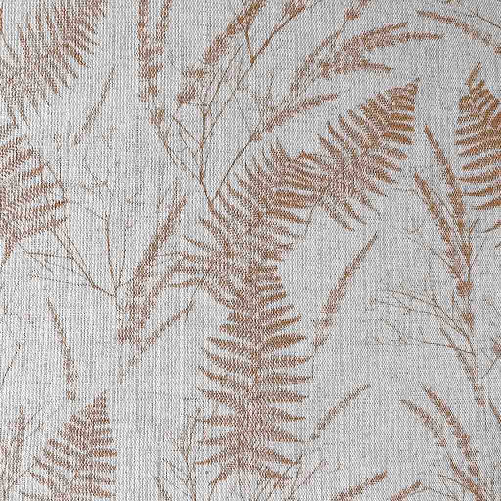 Fernia Sand - Fabric for curtains with Brown pattern