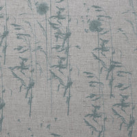 Breeze Sea Breeze - Curtain fabric with Light Blue botanical pattern
