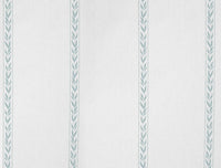 Helena Shadow Blue - curtain fabric with Light  Blue striped print