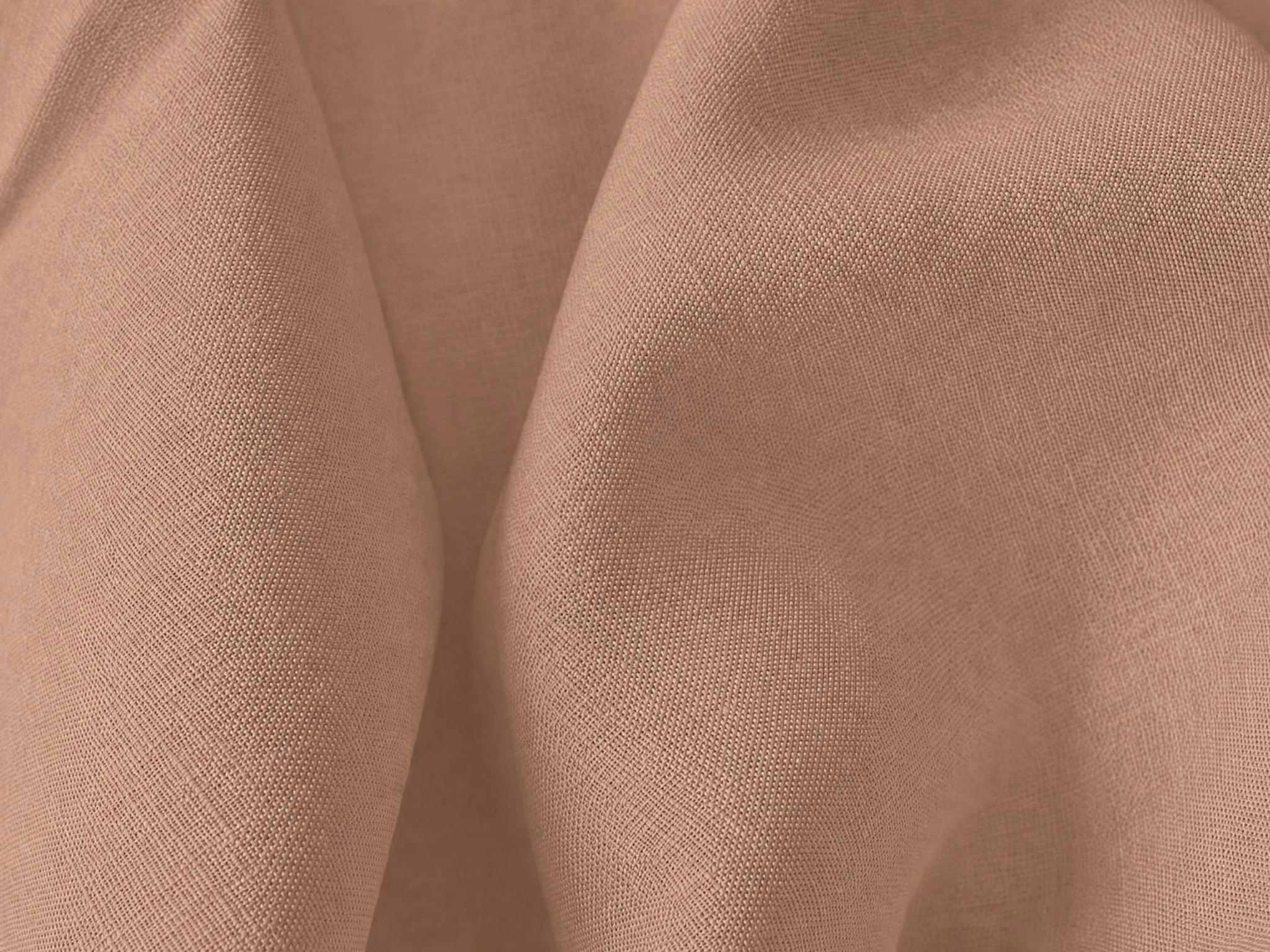 Subtle Pink Pure linen fabric - close-up. Linara Sandy Rose by Ada & Ina