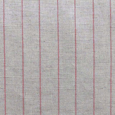 Solveig Sweet Pea - Curtain fabric with Pink stripes