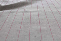 Solveig Sweet Pea - Curtain fabric with Pink stripes