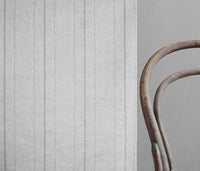 Inari True Blue - Curtain fabric with Light Blue striped print