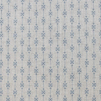 Nikolet True Blue - Curtain fabric, classic Blue pattern
