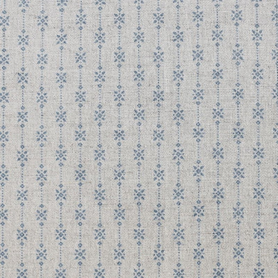 Nikolet True Blue - Curtain fabric, classic Blue pattern