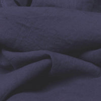 Ulrike Ultimate Fig - Stonewashed linen cotton Purple fabric, for curtains and blinds. 