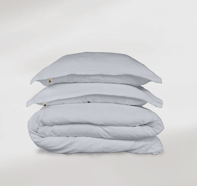 Pure White Linen Duvet Cover Set. 100% Pure White Linen Bedding and linen sheets.