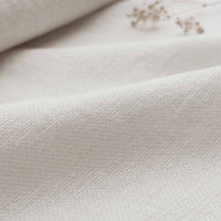 White Heavy Linen - curtain fabric and upholstery fabric 100% linen. Greta White.
