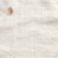 White Linen fabric - pre-washed 100% linen. Bianco Pure White by Ada & Ina.
