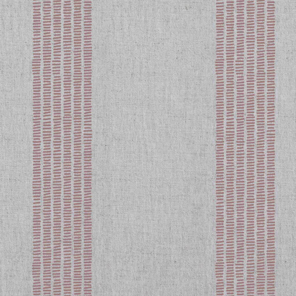 Sumi Dusty Pink - Natural curtain fabric with Pink Striped print
