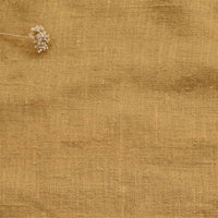 Yellow Linen fabric - pre-washed 100% linen. Bianco Mustard by Ada & Ina.